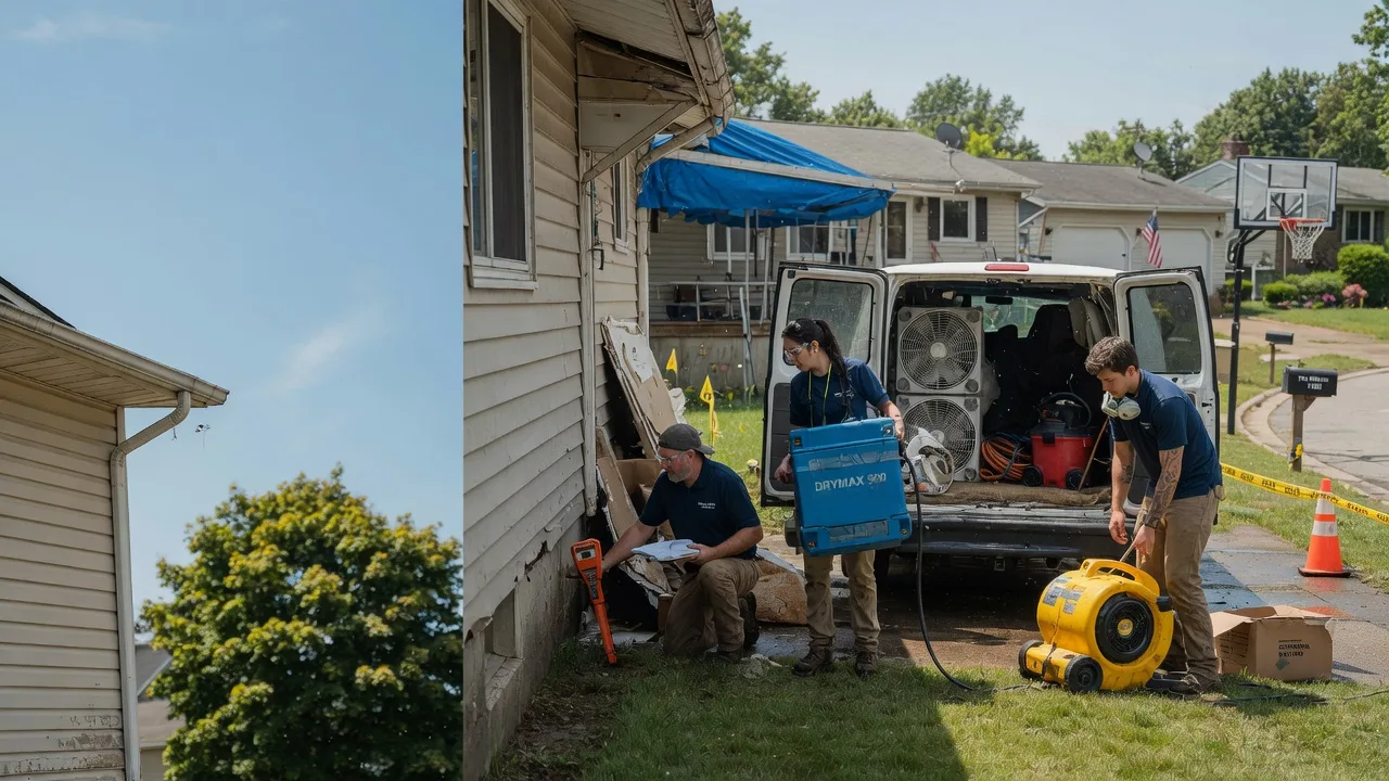 Ceiling Leak Cleanup in South Charleston, OH near me