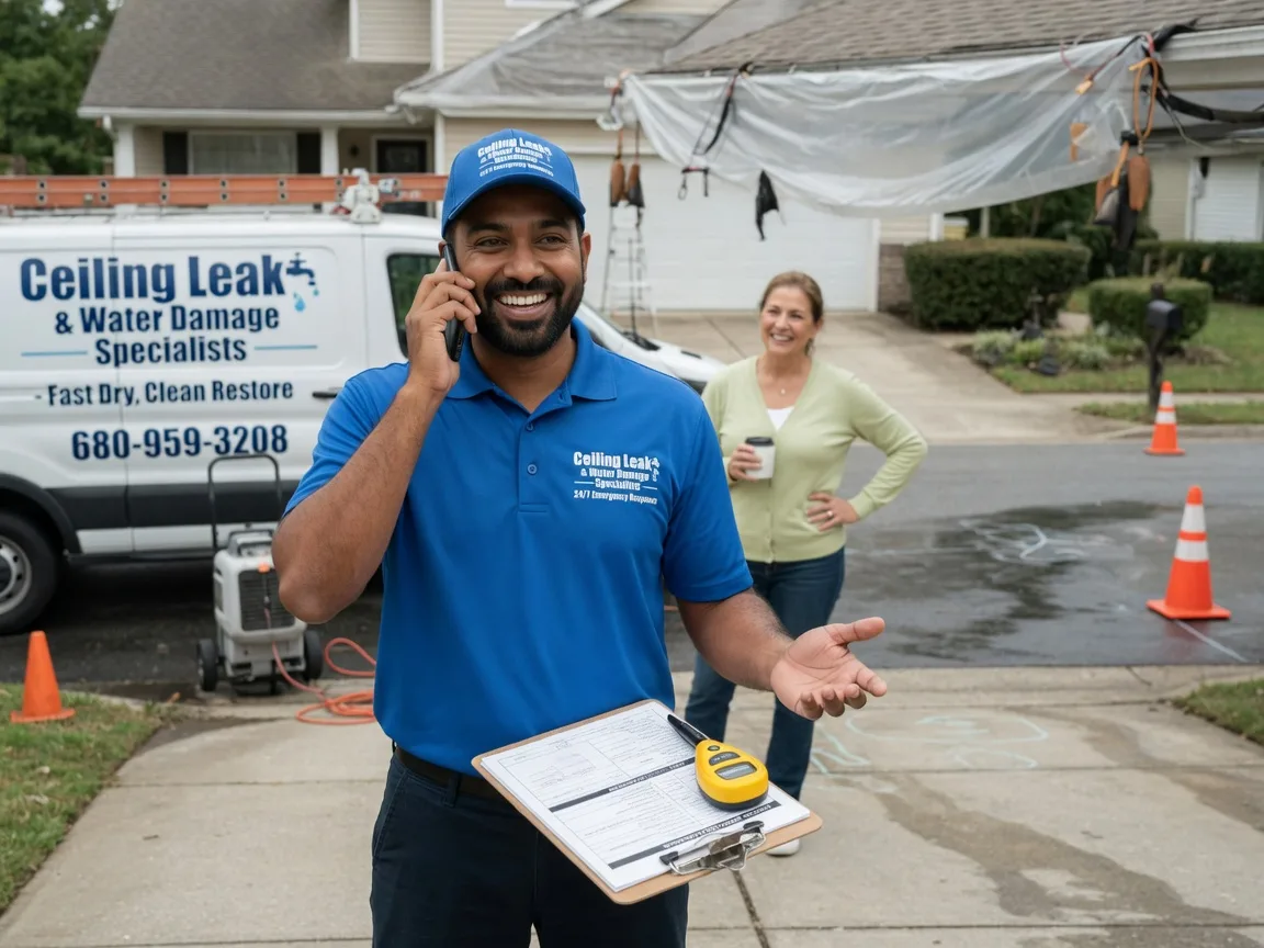 Ceiling Leak Cleanup South Charleston, OH FAQs